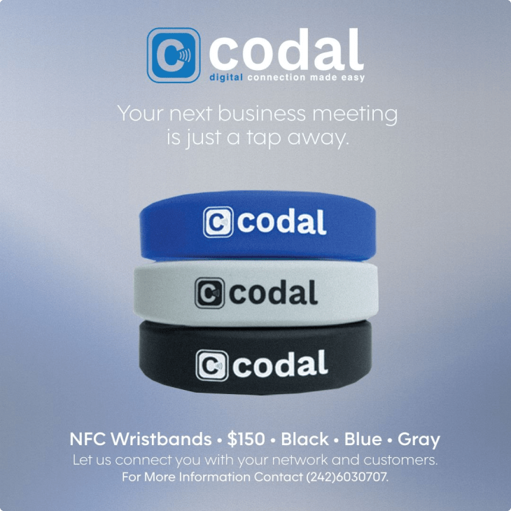 Codal NFC Wristbands